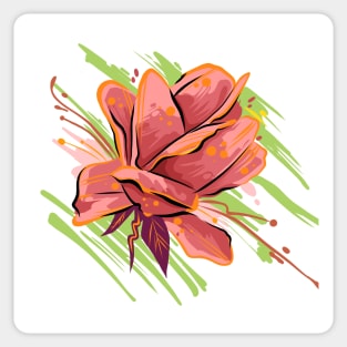 Stylish flower Sticker